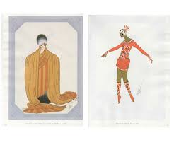 Erte Original Classic Print. 1970's Double Sided Vintage ...
