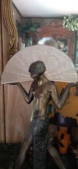 Deco EGYPTIAN STYLE LADY LAMP | eBay