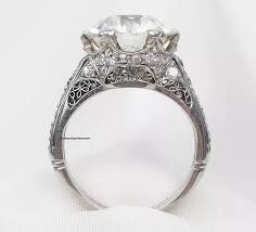 Art Deco Features a 4.95 Carat Old European-Cut Cubic ...