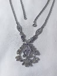 Sterling Silver Espo Flex Clear Rhinestone and Filigree ...