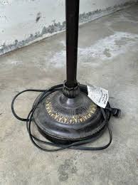 Elegant Floor lamp with copper base - antiques - by owner - craigslist