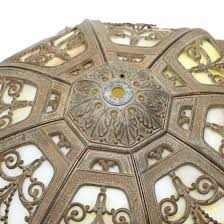 Ornate Slag Glass Table Lamp (Lot 1285 - June Estate AuctionJun 26, 2025, 9:00am)