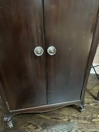 Hobnail Vintage-Brass Glass Pulls Furniture Hardware Cabinet ...