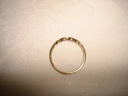 Vintage Nice Unique Designe Delicate Ring Band 10k Gold Size ...