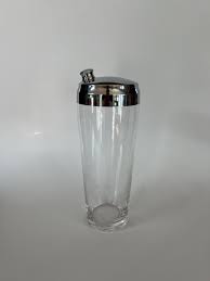 Vintage 50s Etched PINE Fostoria Cocktail Shaker - Etsy