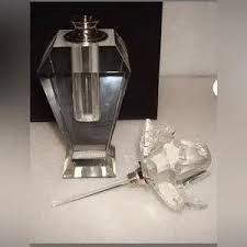 Accessories | Shannon Crystal By Godinger Perfume Bottle W Rose Top Crystal Dauber | Poshmark