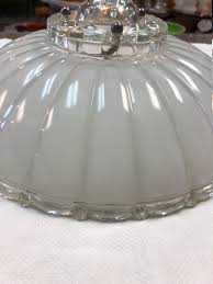 Ceiling Globe, Light Shade, Clear & Frosted Glass With ...