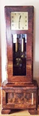Art and Crafts German Made Walnut Burlwood Grandfather Clock Works Perfect- Great for Bungalow or Art Deco Home Circa 1930s - Etsy
