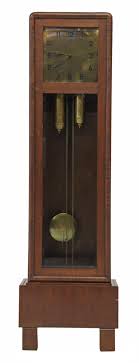 Sold at Auction: GERMAN EMBEE ART DECO OAK LONGCASE CLOCK