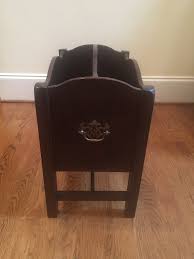 Vintage Mahogany Chippendale Style Magazine Rack - Etsy
