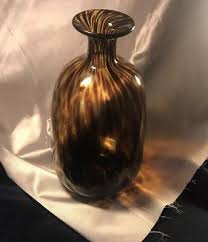 Two's Company hand Blown Glass vase made of mottled glass | eBay