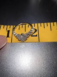 10k White Gold & Diamond Promise/Engagement Ring Size 5 | eBay