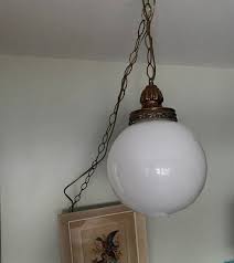 Vintage Swag With Rattan Shade - Etsy