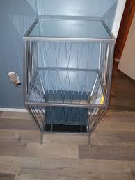 Metal Storage Cubby/ Nightstand