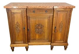 Antique French Marble Topped Chest of Drawers | Chairish