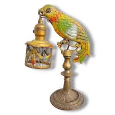 Antique Parrot Lamp | eBay