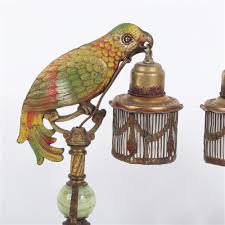 Sold at Auction: Pair Art Deco polychrome figural boudoir ...