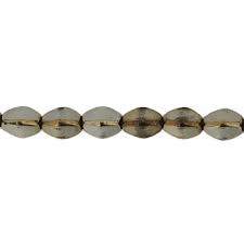 Czech Glass PINCH Beads 5x3mm IRIS BROWN | EUREKA CRYSTAL BEADS