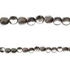 Sterling Silver-Plated Lentil Beads, 10mm by Bead Landing ...