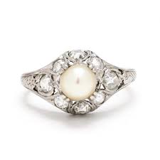Vintage Platinum, Pearl, and Diamond Ring (Lot 5112 - Estate Jewelry & Luxury Accessories AuctionJun 19, 2025, 10:00am)