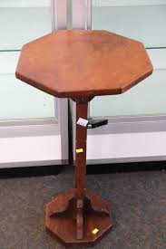 Lot - HEXAGONAL ART DECO SILKY OAK PLANT STAND