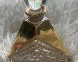 Vintage Art Deco Style, Lead Crystal Perfume Bottle - Etsy