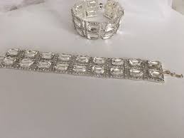 Bracelet,bridal Statement Bracelet,rhinestone Bracelet ...