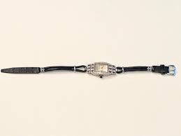 Pontiac Art Deco Platinum Ladies Watch - Etsy