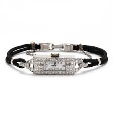 Art Deco Platinum, Gold, and Diamond Watch, Pery Watch Co ...