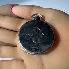 C. 1925 Art Deco Era Fine Hamilton Pocket Watch. 14k Rolled ...