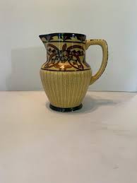 Fantastic Vintage Art Deco Brown and Black Hand-painted ...