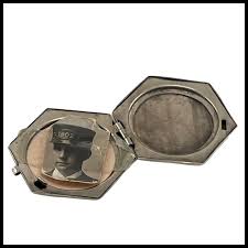 Guilloche Locket in Sterling with Photo inside. For Sale at ...