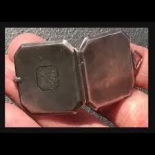 Jewelry | Antique Art Deco Square Sterling Silver 925 Locket ...