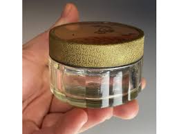 Regency - Mid-century Vintage Vanity Makeup Dresser Jar Hand ...