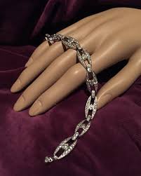 Vintage Trifari KTF Art Deco Sparkling Bracelet ~ Gorgeous 1920s - Etsy