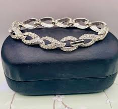 Nolan Miller silver infinity bracelet with sparkling clear rhinestones · Whatnot: Shop, Sell, Connect