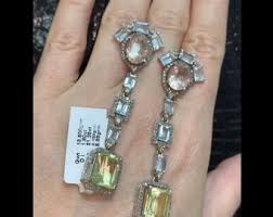 Multi-tourmaline & Pave Diamond Earrings Handcrafted in 925 Sterling Silver A Precious Gift for Someone Special, Perfect for Mother's Day - Etsy