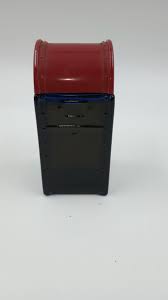 VINTAGE AVON COBALT BLUE GLASS MAILBOX BRAVO AFTER SHAVE ...