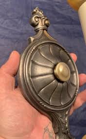 Wow Set Of Four antique brass and pewter quality wall ...