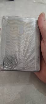 Vintage 50/60s Art Deco Style Cigarette Case Chrome Made in England - Etsy