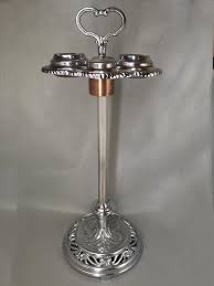 Vintage Chrome Metal Floor Standing Ashtray With 4 Copper Boxes, H28.5”/d11", All Original Excellent Condition - Etsy