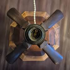 Wabi sabi table lamp with raffia shade, Netherlands 1930s ...