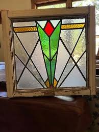 vintage antique stained glass window | eBay