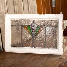 Salvaged Antique Stained Glass Window