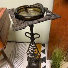 Antique Wrought Iron Standing Ashtray for Sale in Brooklyn, NY - OfferUp