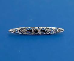 Vintage Silver Tone Renaissance Brooch - D28 - Etsy UK