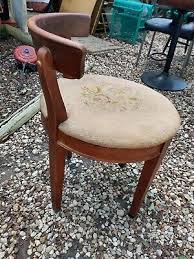 Unusual Vintage 1940s Needlepoint Accent Round Barrel ...