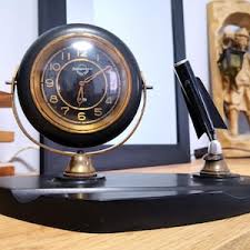 1960s Zlatoust Watch Factory 141 Chbn Desk Clock With Pen Holder Carbolite - Etsy