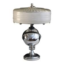 Early 20th Century Chase Metal Works Style Sculptural Lamp | Chairish