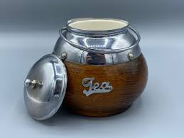 Vintage Wooden Tea Pot With Lid and Removable Inner Liner. - Etsy